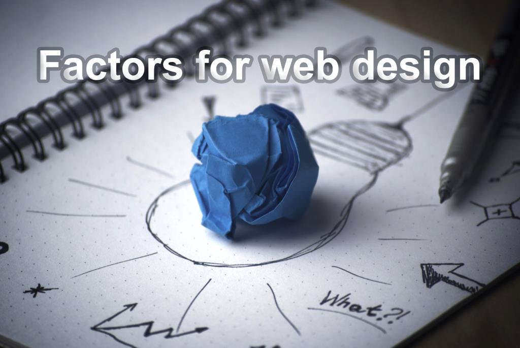 Factors to consider for a professional web design