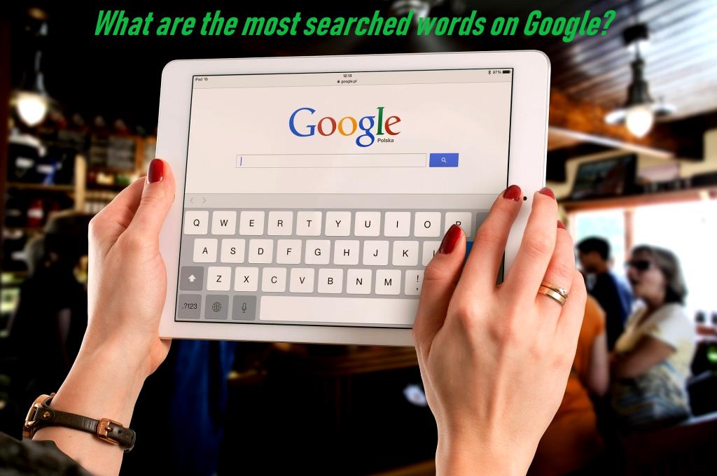 the most searched words on Google
