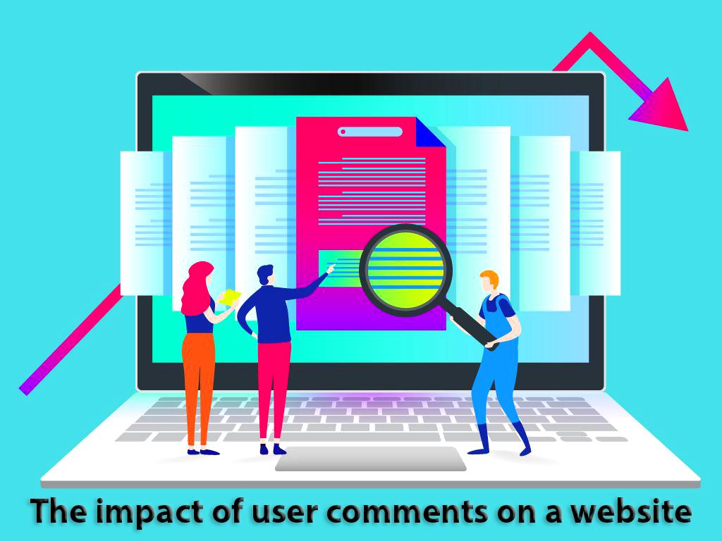 The impact of user comments on a website