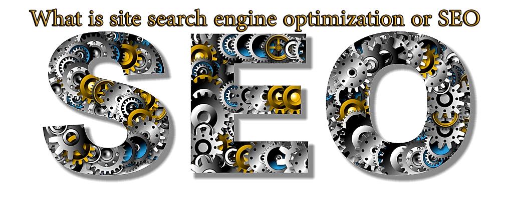 What is site search engine optimization or SEO?