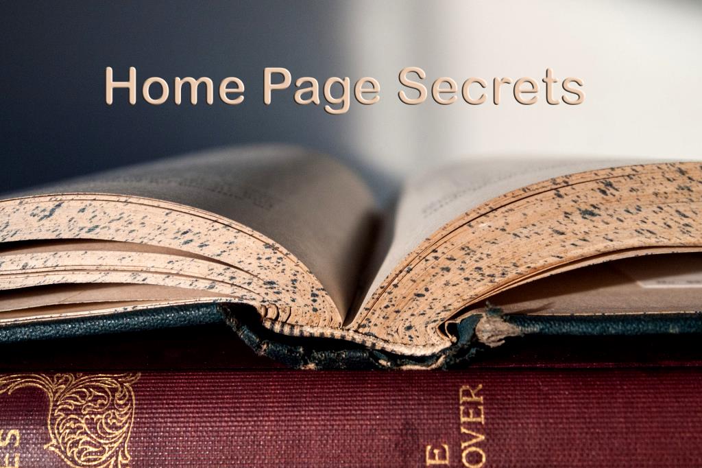  Home Page Secrets