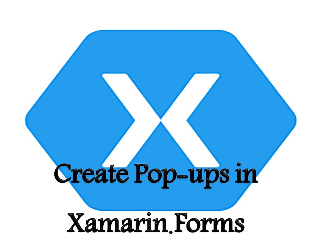 Pop-ups are windows that are used to advertise or inform on web pages. Pop-ups, in other words, are annoying windows that appear suddenly without the user Create Pop-ups in Xamarin.Forms