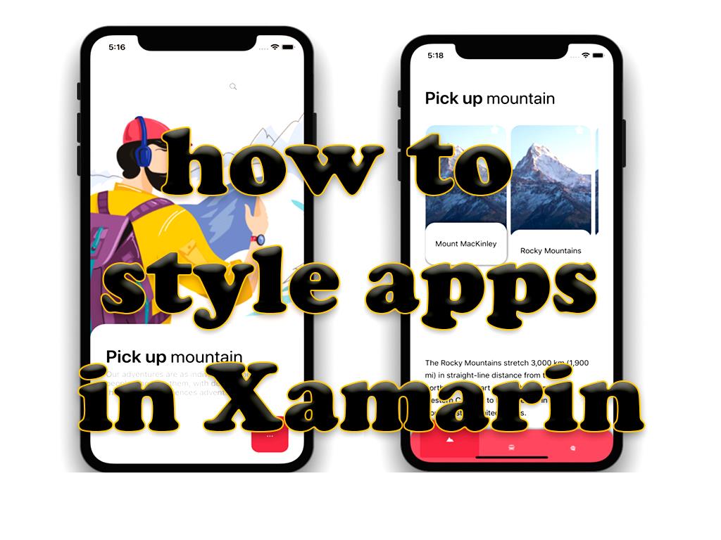 We know that we can create different types of applications using Xamarin. The applications we create can have different appearances and shapes. CSS is used to style and change the appearance of the elements in the sites. How to style apps in Xamarin?