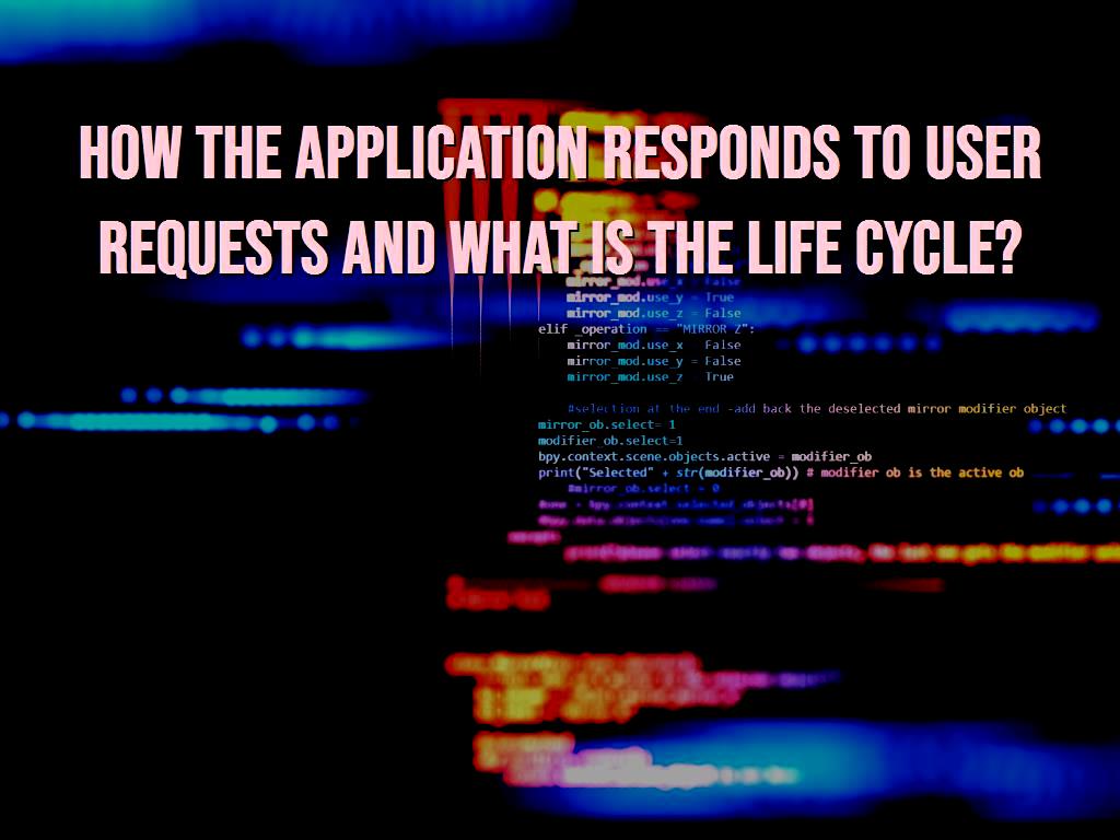 The applications that are designed have different modes and with those modes, they meet the needs of the user, but in order for the needs of the users to be met and the application to be able to perform an activity the user must clearly state his request. Slowly Use lifecycle and send your request to the application. application responds to user