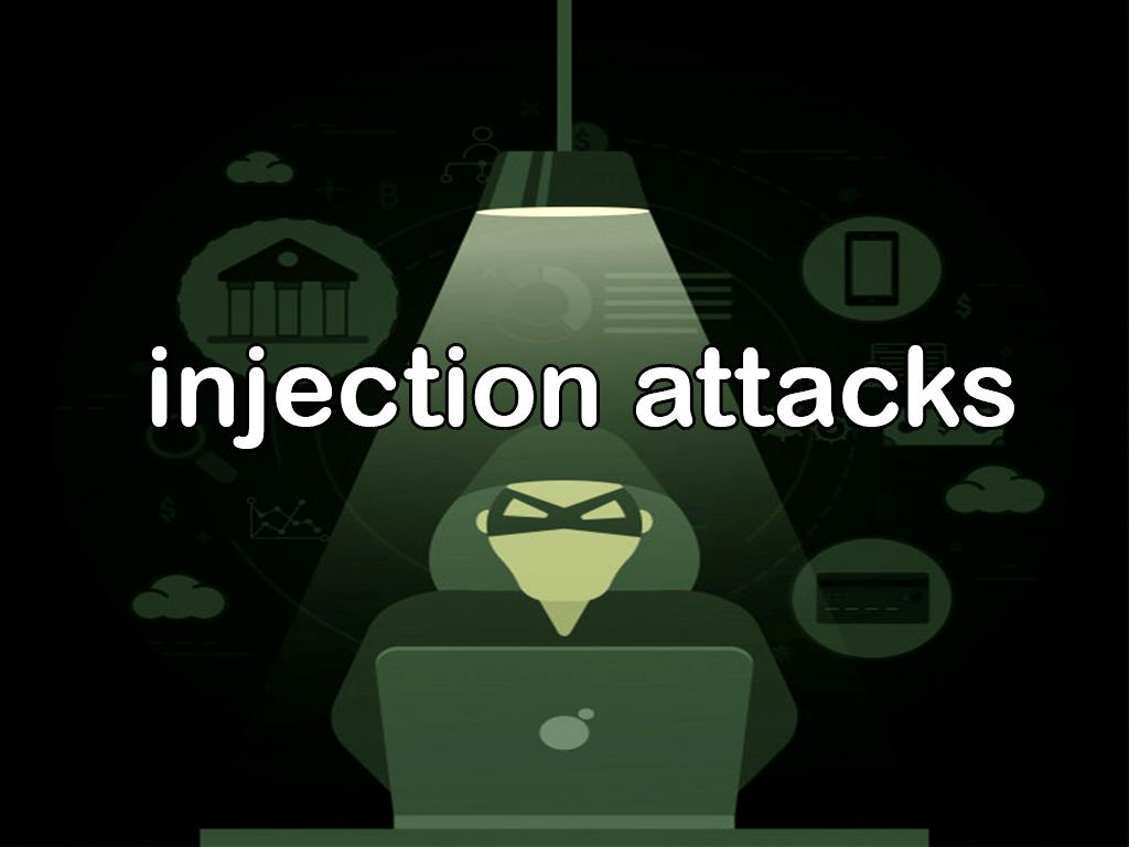 An injection attack is a malicious code injected in the network which fetched all the information from the database to the attacker. injection attack