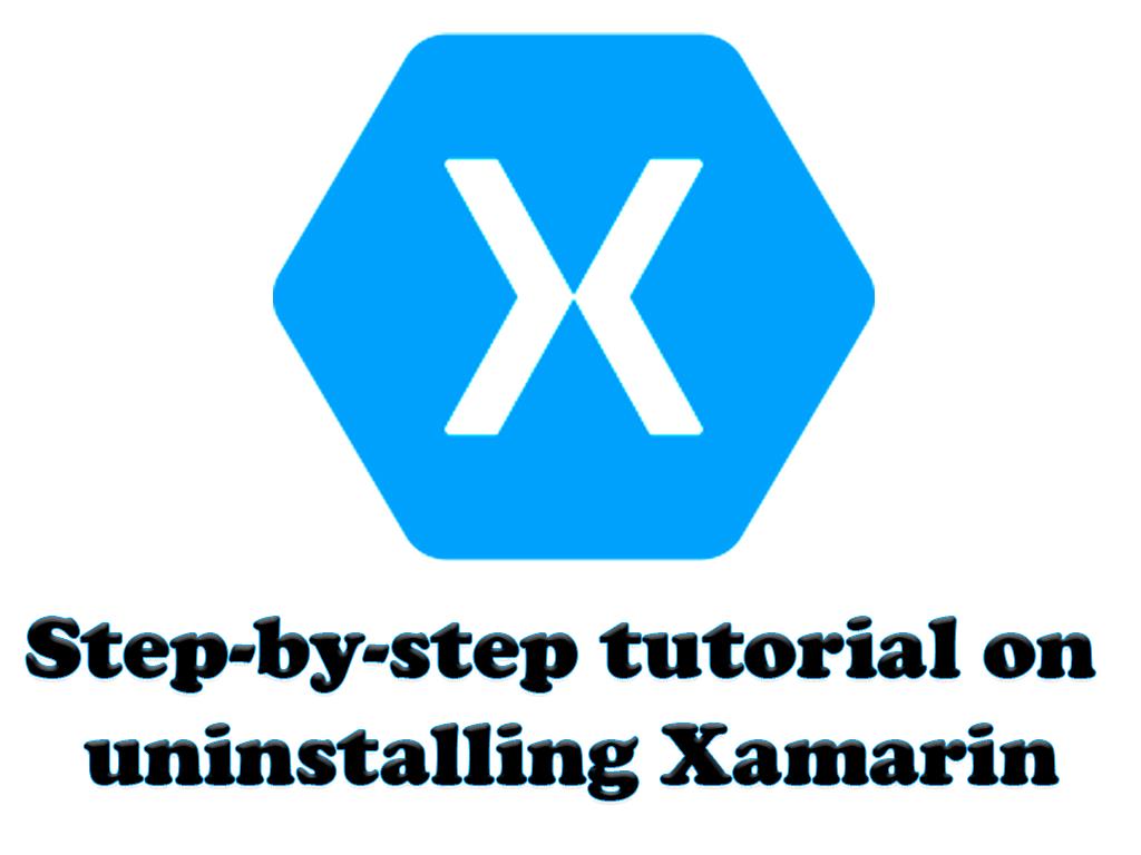 visual studio for mac can in uninstall xamarin