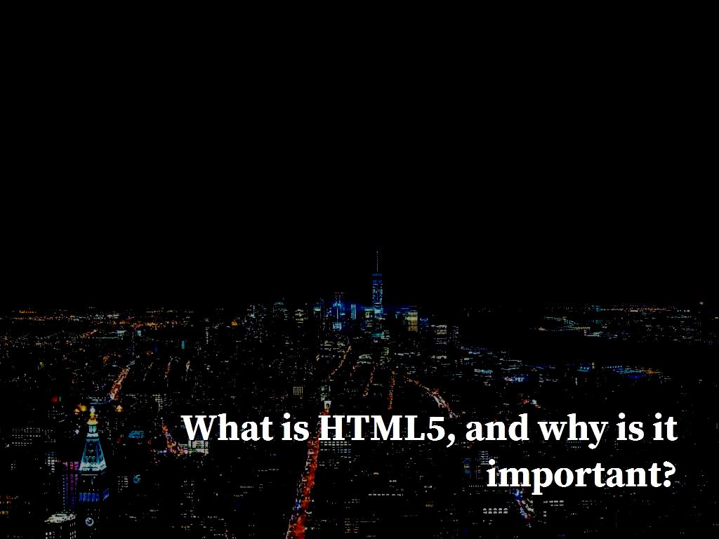 Website owners try to improve communication between users, so the importance of web design is increasing day by day, HTML5 is one of the technologies that has improved the web. What is HTML5