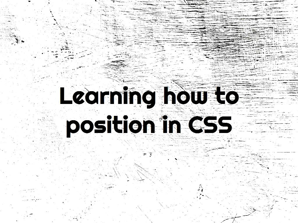 css position css position