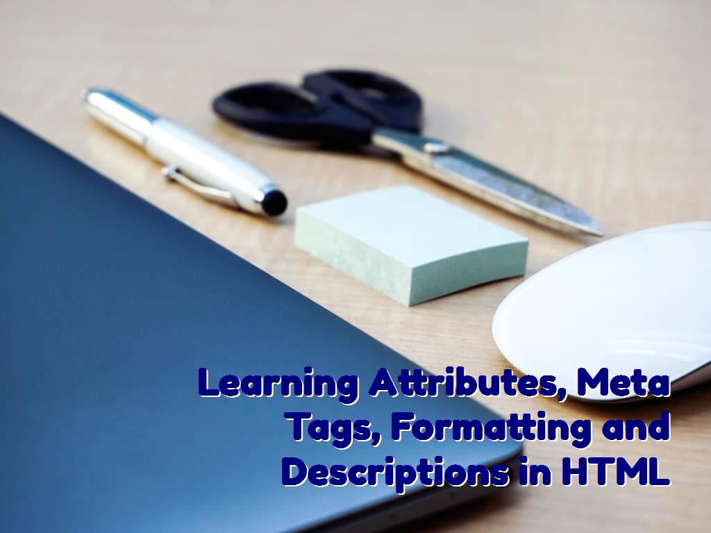 Attributes Meta Tags Formatting