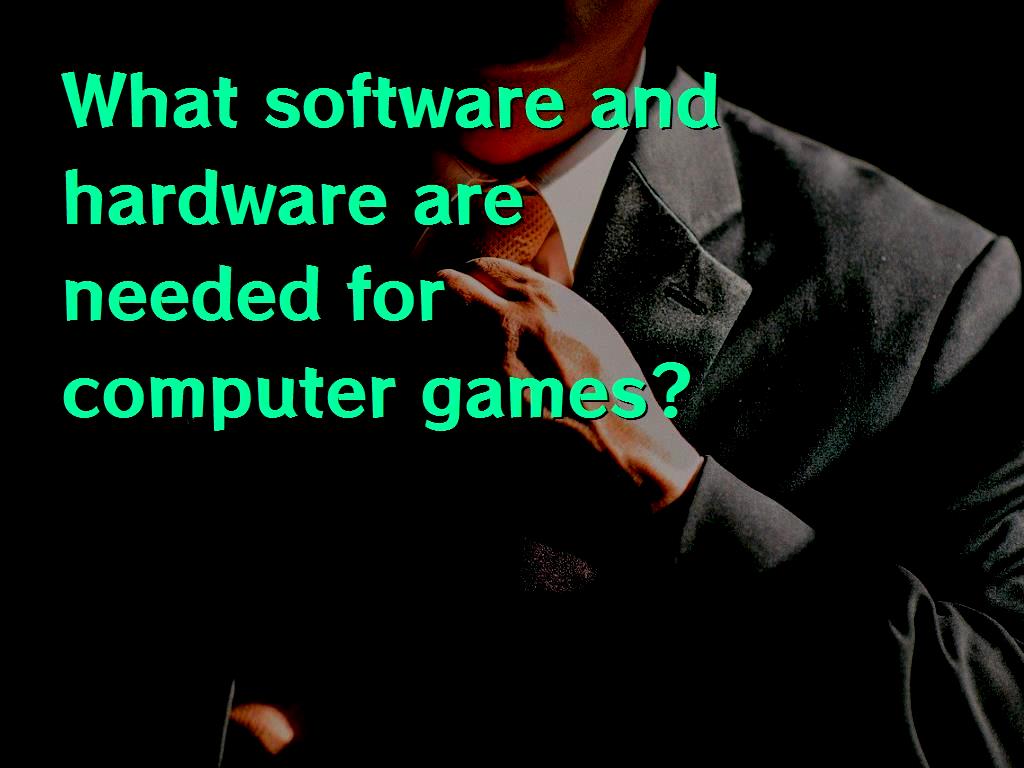 To run games without any problems in your system, you must be familiar with game hardware and software requirements. hardware are needed