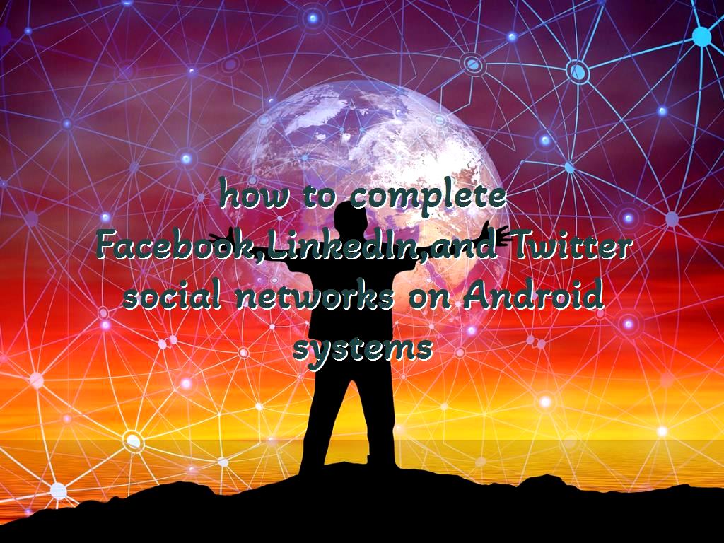 Android systems give this possibility and permission to their users so that they can access social networks by connecting to the Internet and using the networks of the Android system and perform their desired activities there. networks on Android
