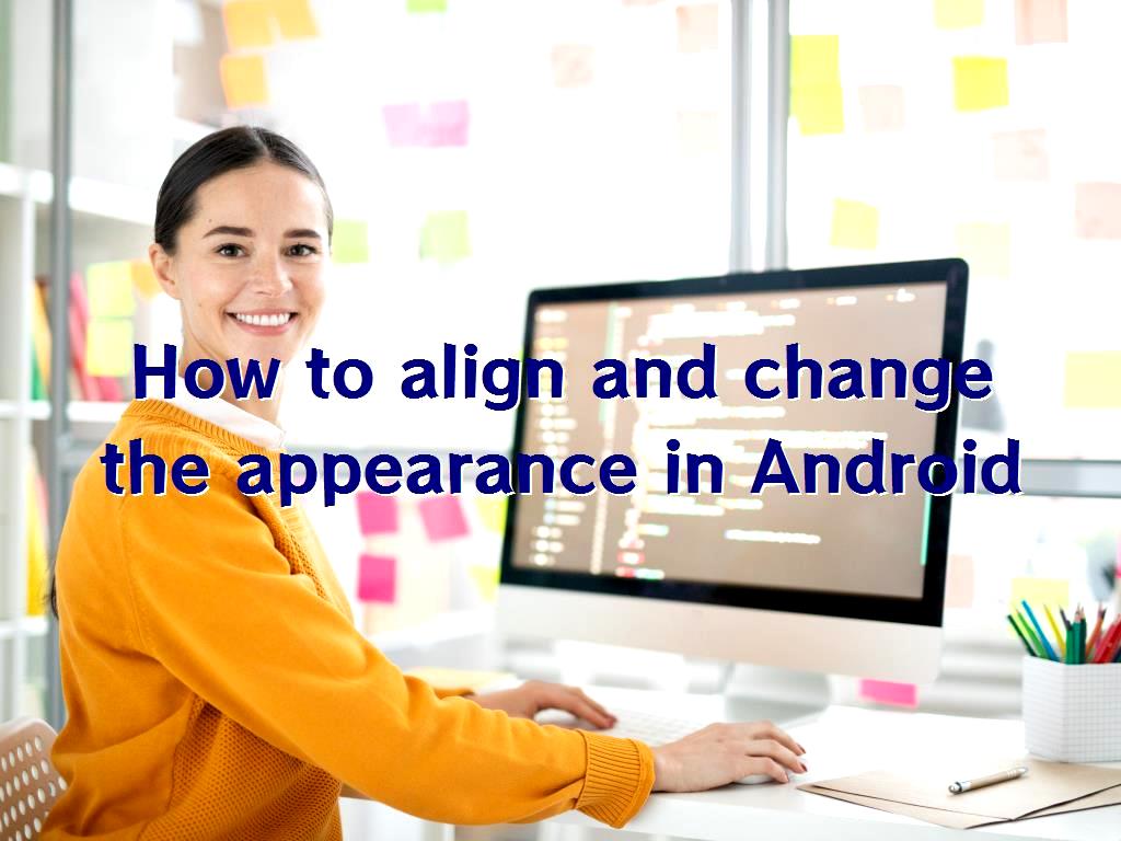 In applications that are developed using Visual Studio and Xamarin ( in French: applications développées à l align and change the