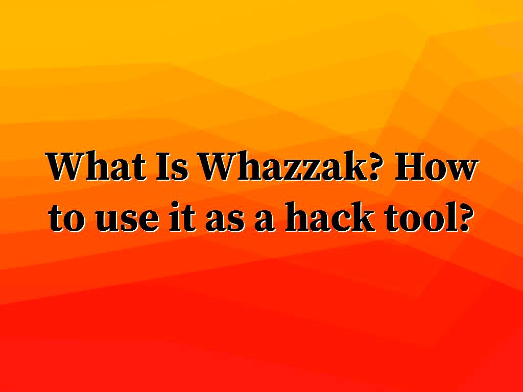Many people use Whazzak to hack WhatsApp around the world. Using Whazzak hackers can easily hack Social network accounts without the need for two-step verification and registration of passwords and be able to access account data. What Is Whazzak