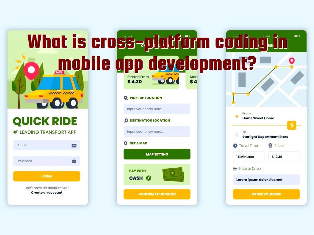 A cross-platform allows developers to build a mobile solution that is simultaneously compatible with mobile operating system as iOS, Android, Windows and etc. platform coding in mobile app