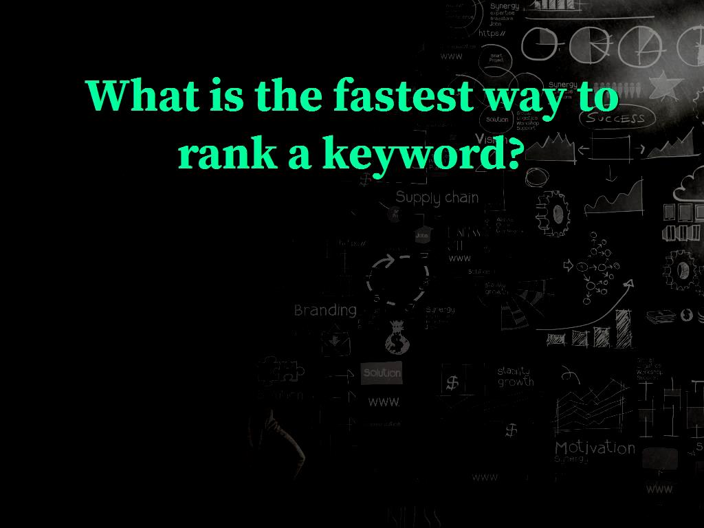 If you want keywords to be ranked quickly by the search engine, you can read this article which contains important and valuable tips about the keyword. rank a keyword