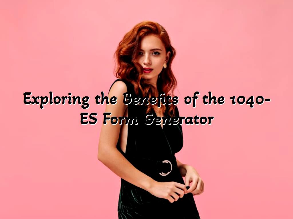 When comparing the cost of using a 1040-ES form generator to hiring a tax professional or purchasing expensive tax software, the savings can be substantial. Cost Savings